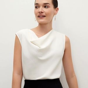 MM Lafleur Rowling Top, Cream (size medium)